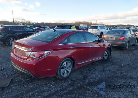 2015 Hyundai Sonata Hybrid Limited z USA, uszkodzony, nr VIN KMHEC4A44FA135728